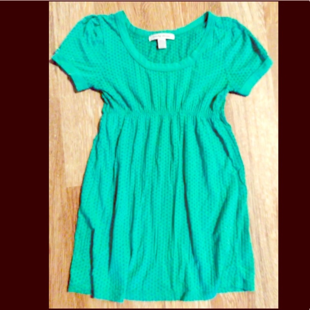 Baby doll polka dot tee